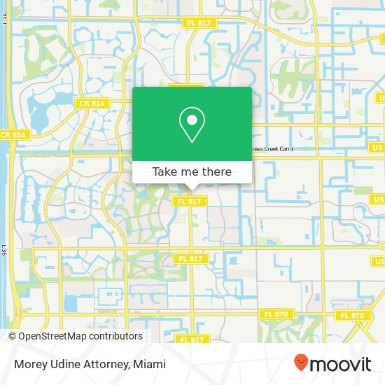 Mapa de Morey Udine Attorney