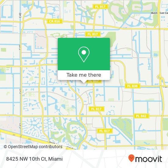 8425 NW 10th Ct map