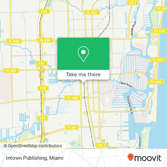 Mapa de Intown Publishing