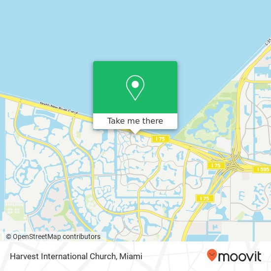 Harvest International Church map