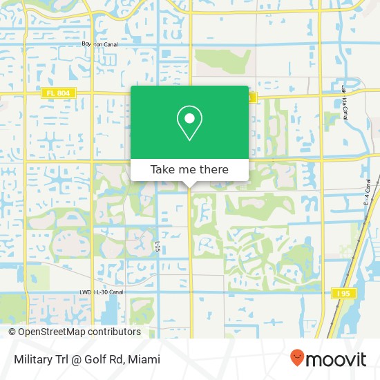Mapa de Military Trl @ Golf Rd