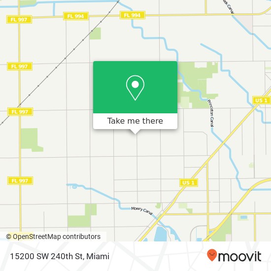 15200 SW 240th St map