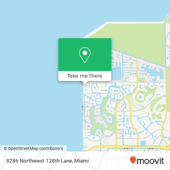 8286 Northwest 128th Lane map