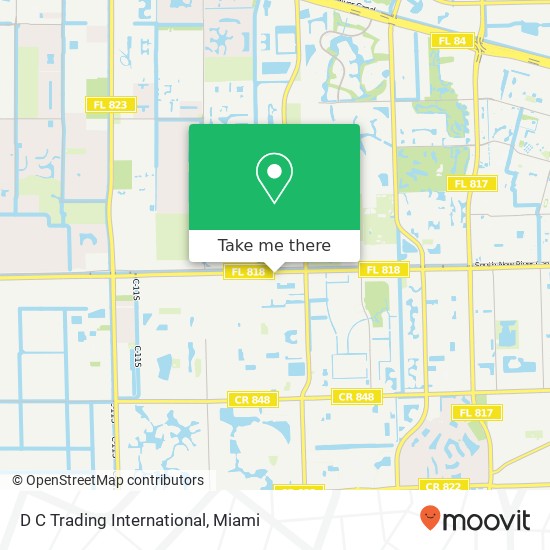 D C Trading International map