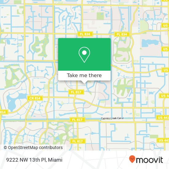 9222 NW 13th Pl map