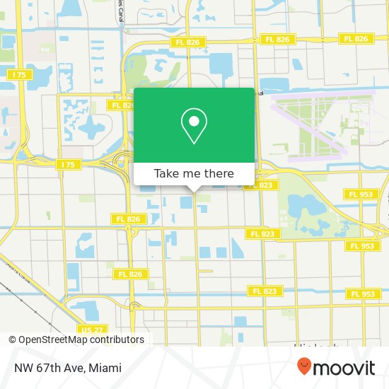 NW 67th Ave map
