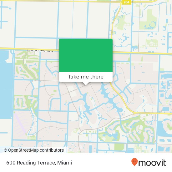 Mapa de 600 Reading Terrace