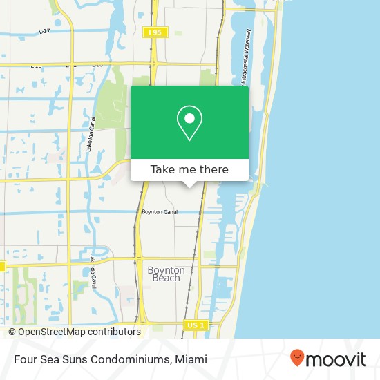 Four Sea Suns Condominiums map