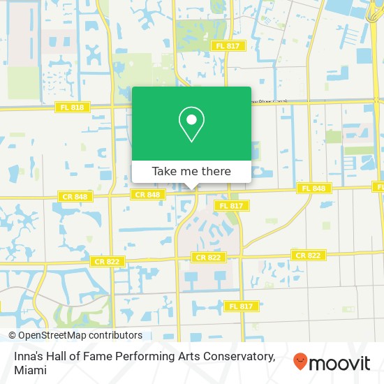 Inna's Hall of Fame Performing Arts Conservatory map