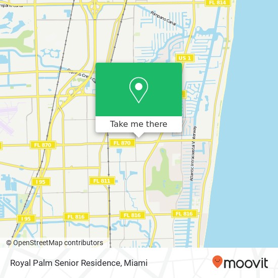 Mapa de Royal Palm Senior Residence