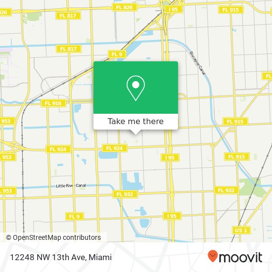 12248 NW 13th Ave map