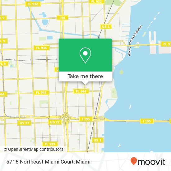 5716 Northeast Miami Court map