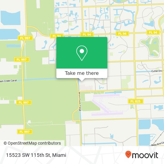 15523 SW 115th St map