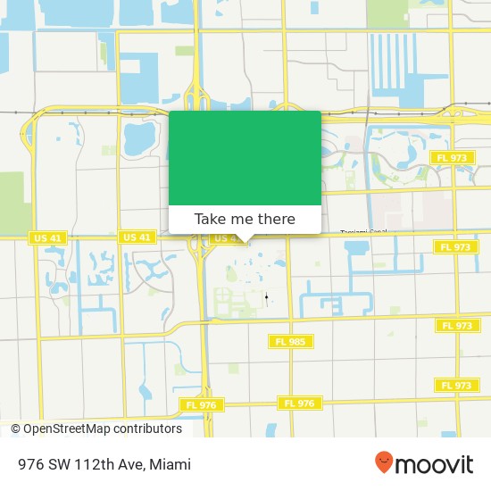 976 SW 112th Ave map