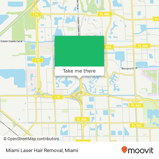 Mapa de Miami Laser Hair Removal