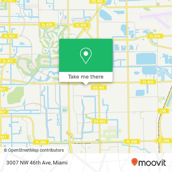 3007 NW 46th Ave map