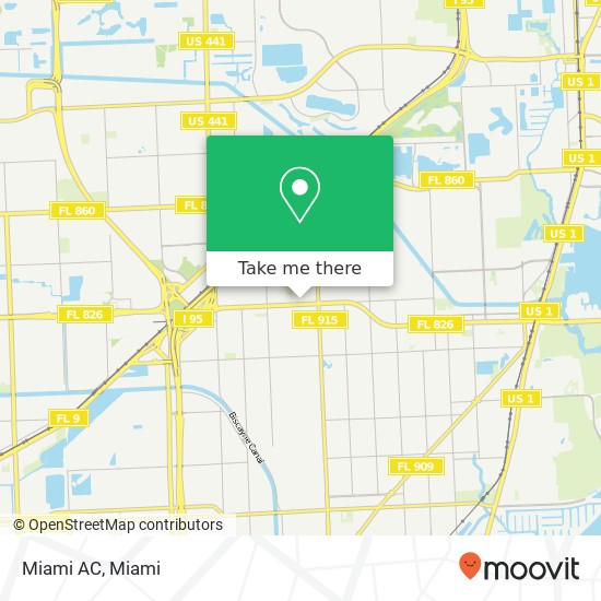Miami AC map