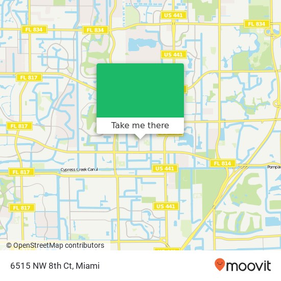 6515 NW 8th Ct map