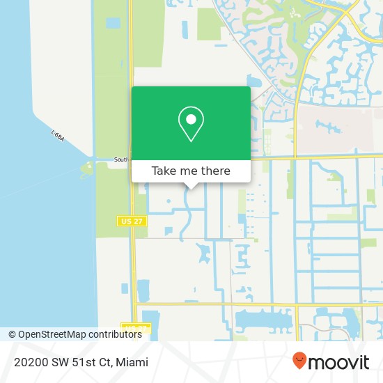 20200 SW 51st Ct map