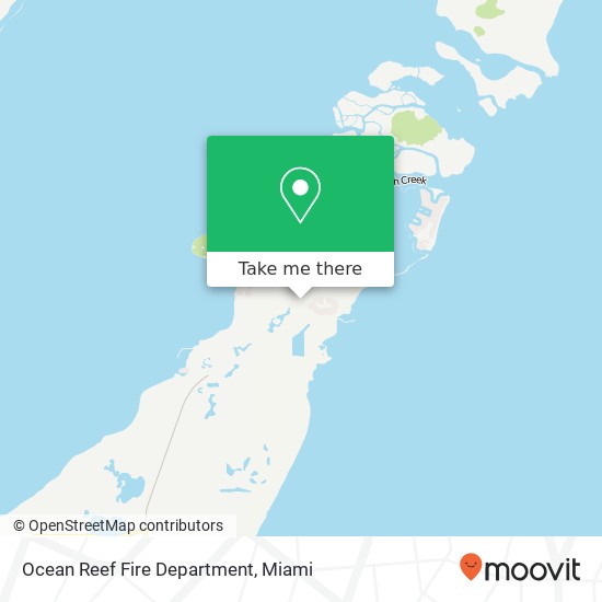 Mapa de Ocean Reef Fire Department