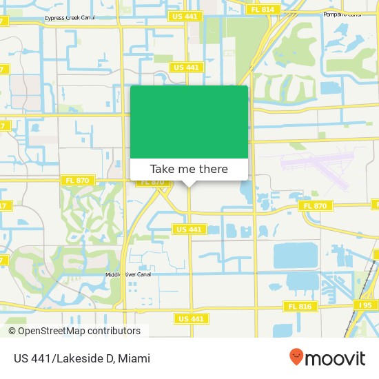 US 441/Lakeside D map