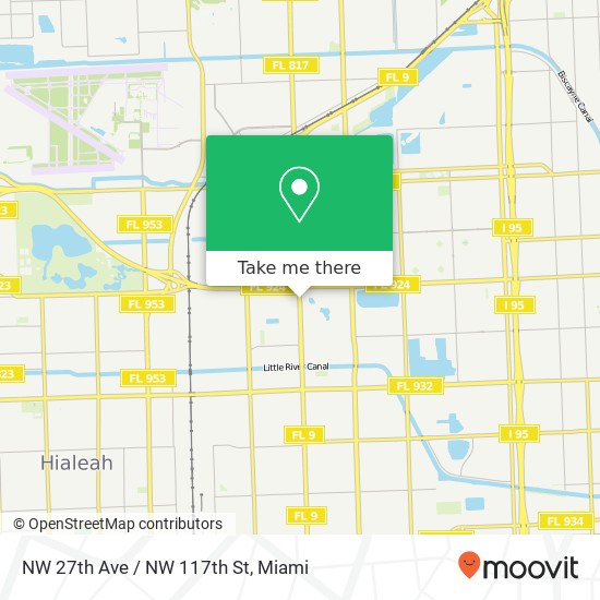 Mapa de NW 27th Ave / NW 117th St