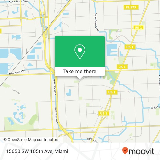 15650 SW 105th Ave map