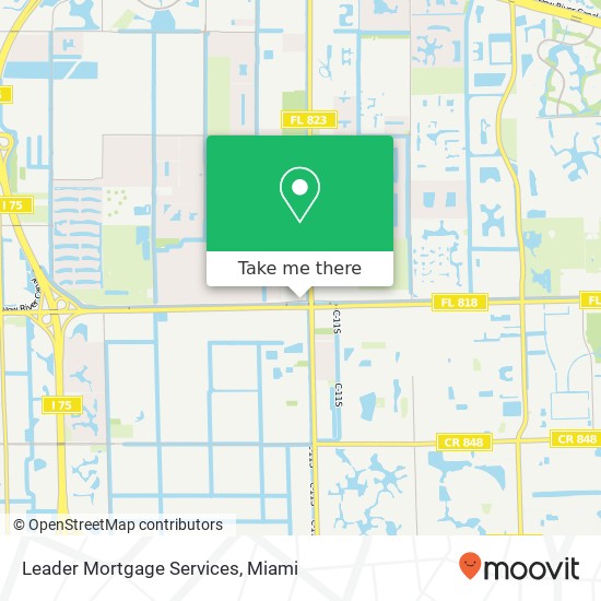 Mapa de Leader Mortgage Services