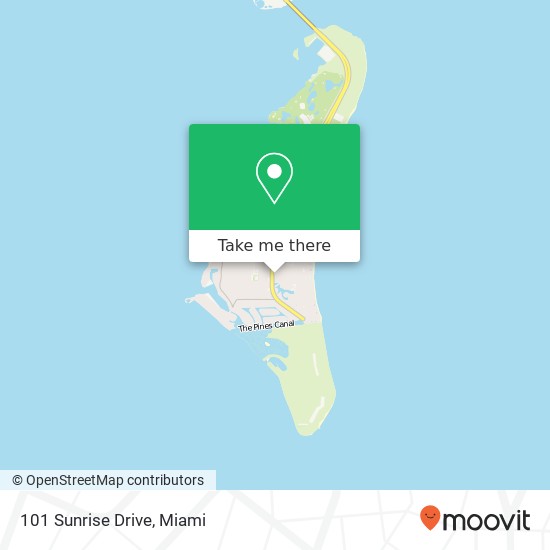 101 Sunrise Drive map