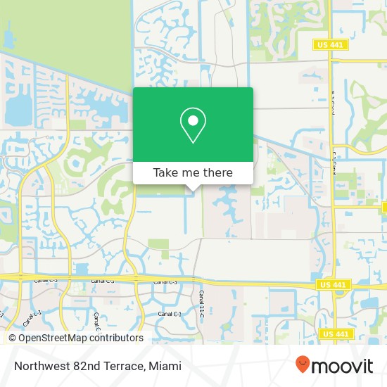 Mapa de Northwest 82nd Terrace