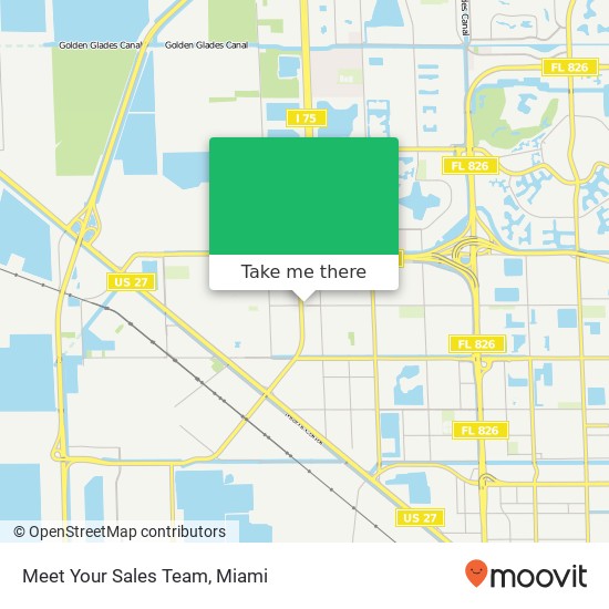 Meet Your Sales Team map