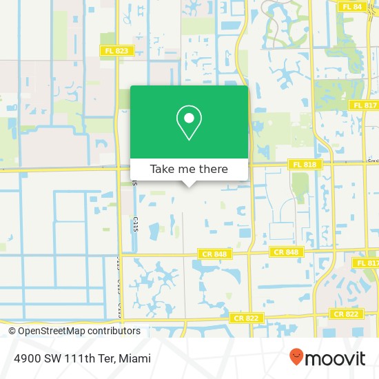 Mapa de 4900 SW 111th Ter