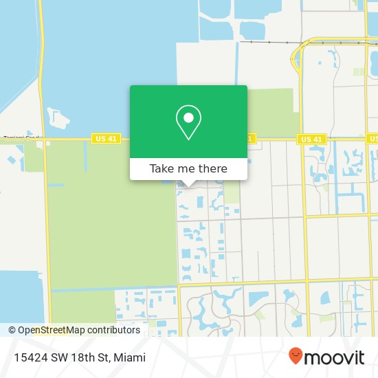 15424 SW 18th St map