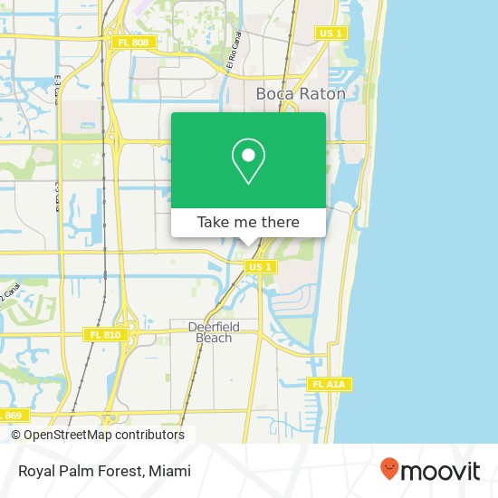 Mapa de Royal Palm Forest