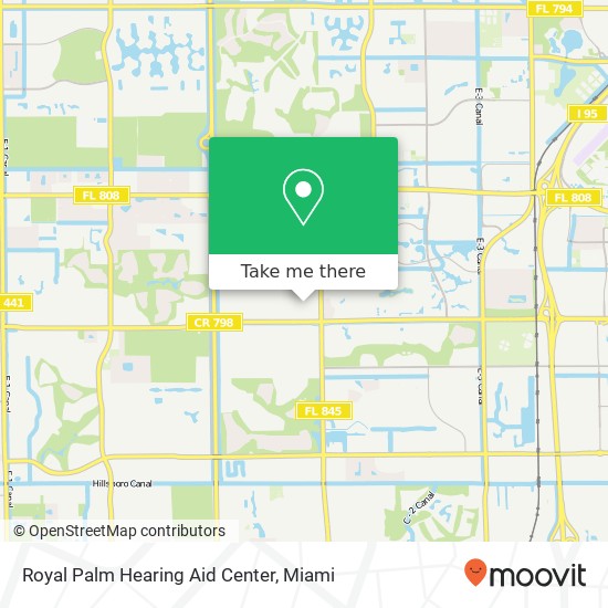 Mapa de Royal Palm Hearing Aid Center