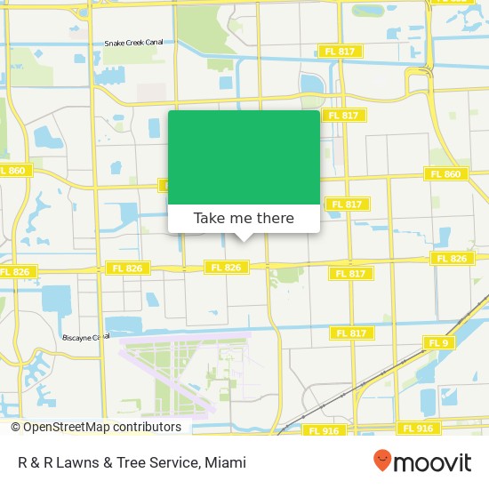 R & R Lawns & Tree Service map