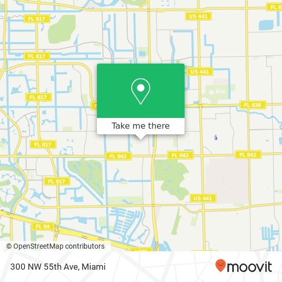 300 NW 55th Ave map