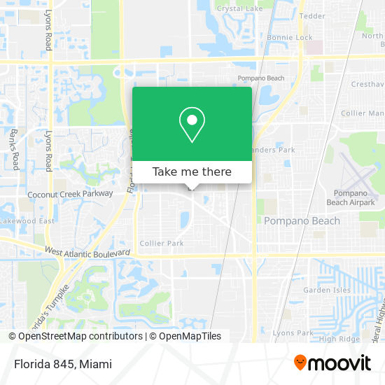 Florida 845 map