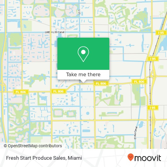 Mapa de Fresh Start Produce Sales