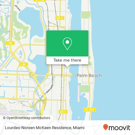 Lourdes-Noreen McKeen Residence map