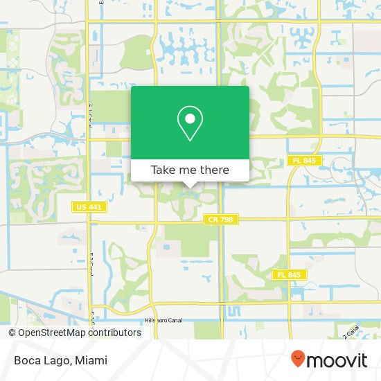 Boca Lago map