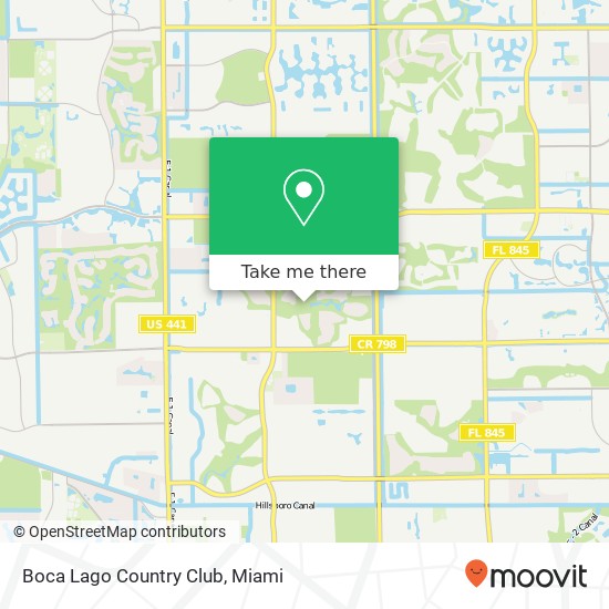 Boca Lago Country Club map