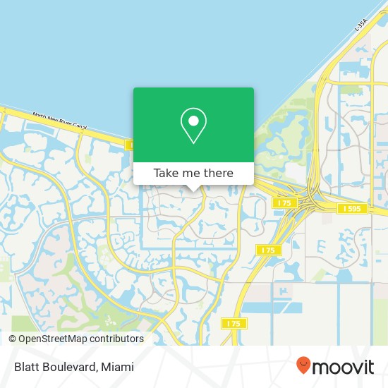 Mapa de Blatt Boulevard