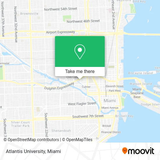 Atlantis University map