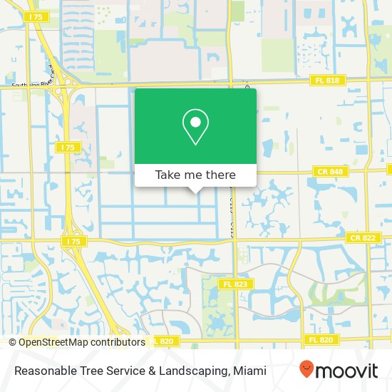 Reasonable Tree Service & Landscaping map
