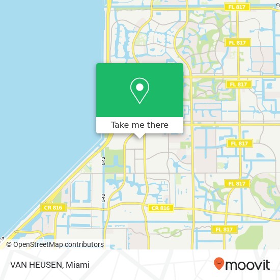 VAN HEUSEN map