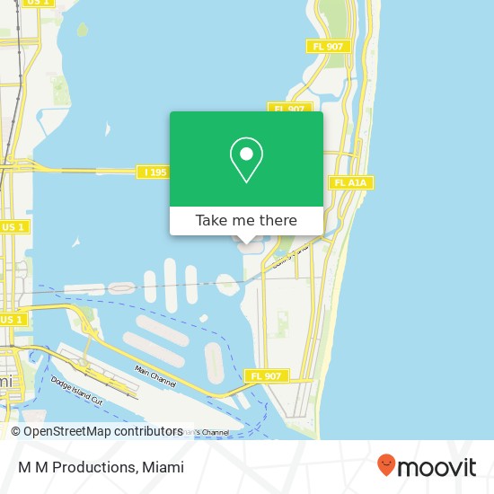 M M Productions map