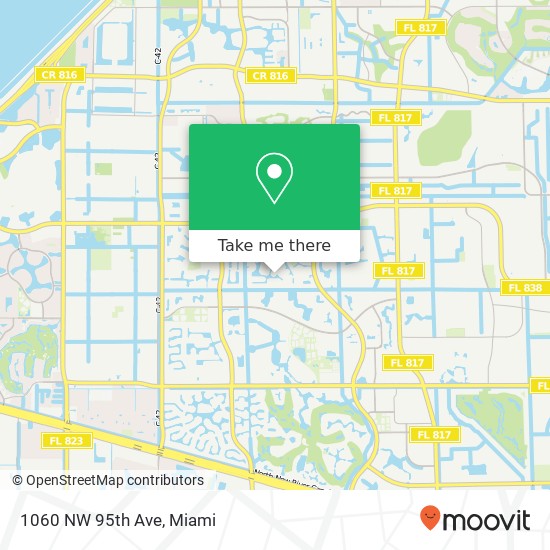 1060 NW 95th Ave map