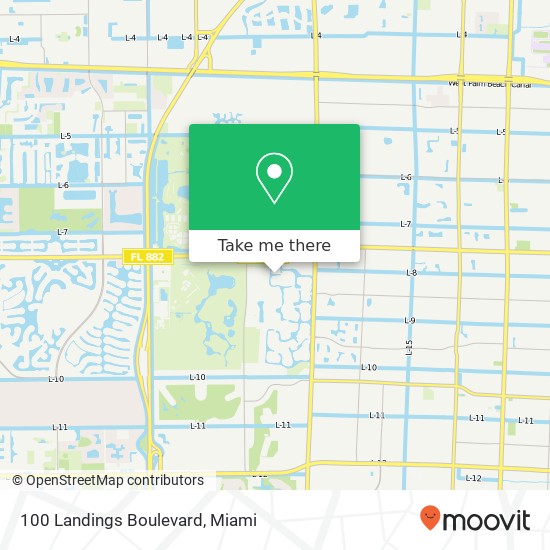 100 Landings Boulevard map