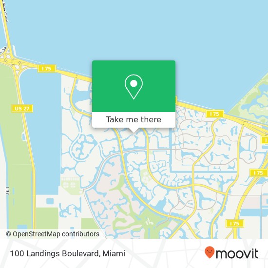 Mapa de 100 Landings Boulevard